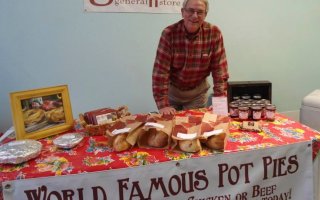 Jim at Farmers Market in Harbor Springs